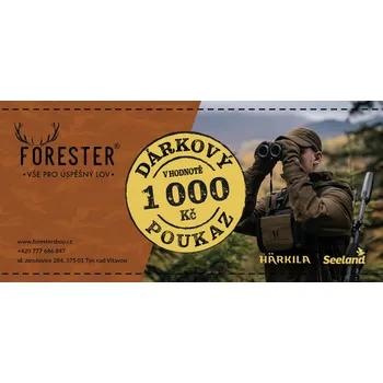 Dárkový potravinový koš Dárkový poukaz FORESTER 1000
