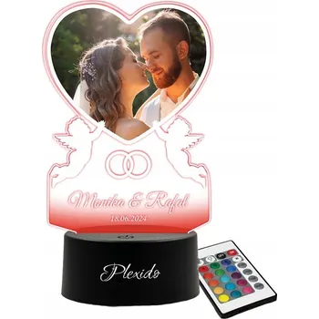 Lampička Plexido vícebarevná Noční lampa