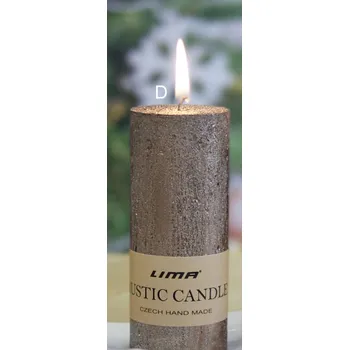 Svíčka LIMA Svíčka Rustic metal Velikost: D