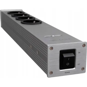 Napájecí kabel Zásuvková lišta Taga Harmony PF-400USB, 4 zásuvky, 1,5 m, stříbrný