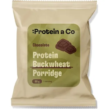 Protein Protein a Co Proteinová pohanková kaše 80 g Příchuť: čokoláda