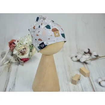 Kojenecká čepice Čepice jednovrstvá (Terrazo) Velikost: 42–45 cm (5–12 měsíců)