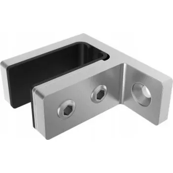 Zábradlí DRŽÁK SKLA 12 - 15 mm NA ZEĎ AISI 316 SATÉN