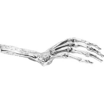 Lucerna Hliníková figurka WUNDERKAMMER SKELETON HAND Seletti 24 cm stříbrná