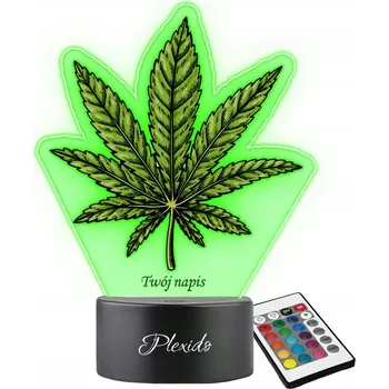 Lampička Noční lampa Plexido vícebarevná