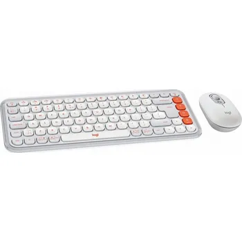Logitech POP ICON COMBO - WHITE - US INT L - BT - INTNL