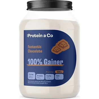 Protein Protein a Co Protein&Co. Gainer 3,5 kg Příchuť: Fantastic chocolate