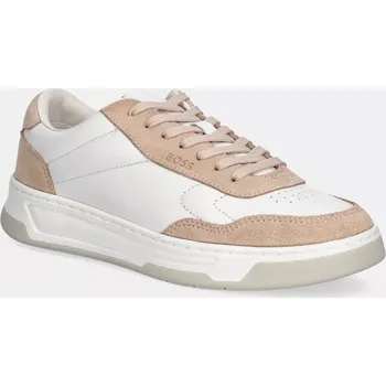 Pánské tenisky Kožené tenisky BOSS Baltimore bílá barva, 50537894 50537894.116 00X, EUR 39