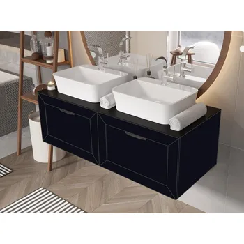 Koupelnový nábytek Spodní skříňka DEXA černá matná, Černá , Černá, 80, 50, 40 NASUD854CC + slevový kód