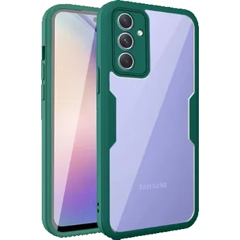 Pouzdro na mobilní telefon Beweare 360 oboustranný TPU kryt na Samsung Galaxy A55 - zelený