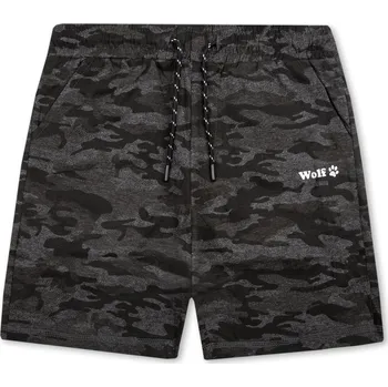 Chlapecké kraťasy Chlapecké kraťasy - Wolf T2338, šedá / maskáč Barva: Šedá, Velikost: 146