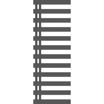 Radiátor Koupelnový radiátor EDINBURGH antracit old, Antracit, 50, 70, Spodní 50 mm