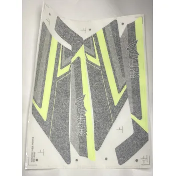 Motor pro motocykl ZUUMAV© Žluté Samolepky na čtyřkolku FUN 125cc