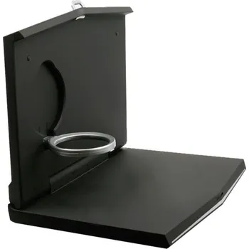 Stolek do auta na opěrku hlavy Joyart - luxusní / černý / na notebook / držák nápojů