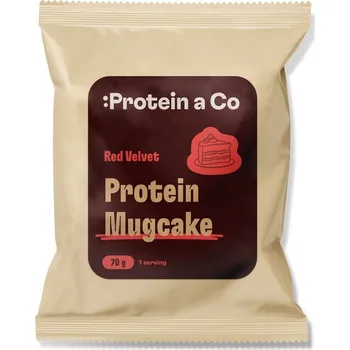 Fitness strava Protein a Co Protein MugCake 70 g Příchuť: red velvet