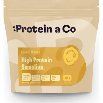 Fitness strava Protein a Co Proteinová krupicová kaše 480 g Příchuť: Exotic mango