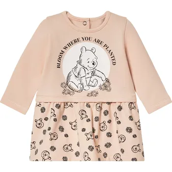 Dívčí šaty Dívčí mikinové šaty s BIO bavlnou (Medvídek Pú růžová, 86/92)