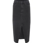 esmara® Dámská džínová midi sukně (šedá, 38)