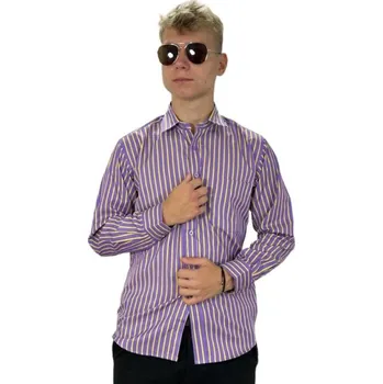 Pánská košile Pánská košile dlouhý rukáv vz.č.21, ❗Objednávejte raději o číslo větší❗ Velikost: M