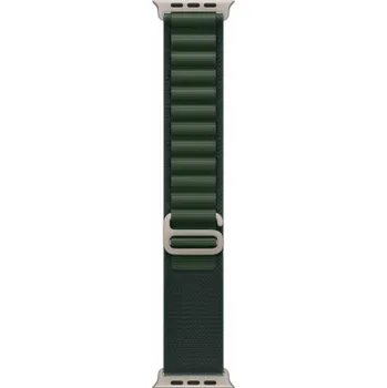 Elektronika Apple Watch 49mm Dark Green Alpine Loop - Small - Natural Titanium Finish