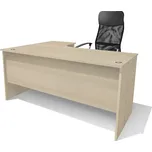 Nabytekmorava Kancelářský rohový stůl Alfa 87 barva lamina: akát