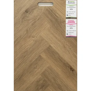 vinylová podlaha Lepená vinylová podlaha VINYL Floor Concept EKO HERRINGBONE Rýn