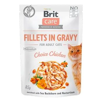 Krmivo pro kočku Brit Care Cat Fillets in Gravy Choice Chicken 85g