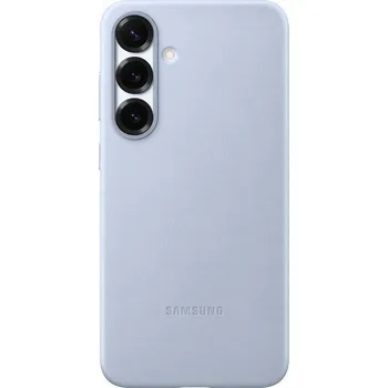 Pouzdro na mobilní telefon Samsung Ochranný kryt z veganské kůže pro Galaxy S25+ Light Blue