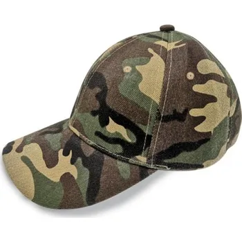 Kšiltovka VELAMP kšiltovka CAP106 s LED světlem maskovací