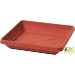 Miska čtyřhranná Lotos - terakota Velikost: 40x40