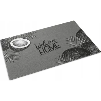 Rohožka Moderní venkovní rohožka s potiskem Welcome Home Tropická 90x60