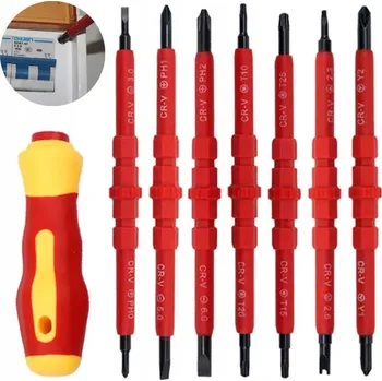 Vrták SADA ŠROUBOVÁKŮ IZOLOVANÉ ŠROUBOVÁKY 14 KUSŮ