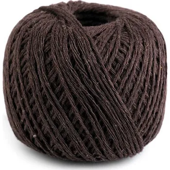 Příze Bavlněný provázek macrame Ø2 mm Varianta: 4 hnědá tmavá, Balení: 1 ks