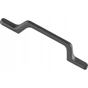 Nábytkové kování Nábytková úchytka klasická šedá matná 19,4 x 1,2 x 2,7 cm