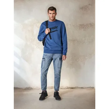 Pánské džíny Sinsay - Džíny cargo jogger - modrá - 9502I-50J - 9502I-50J-28