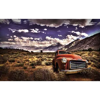 Obraz Cedule Old USA auto