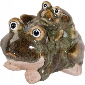 Zahradní dekorace ZAHRADNÍ FIGURKA, ŽÁBY, ZAHRADNÍ DEKORACE, 10 x 11 CM