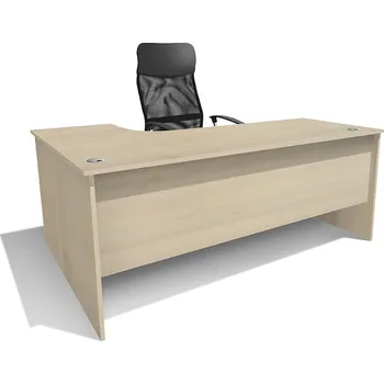 Psací stůl Nabytekmorava Kancelářský rohový stůl Alfa 89 barva lamina: akát