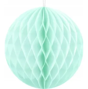 Obraz Papírová koule Party Deco zelená ⌀10 cm