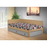 Nabytekmorava Válenda s úložným prostorem Iveta 110 HIT Barva: buk/ Mega 015 bordo, PROVEDENÍ ČEL: levé