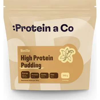 Protein Protein a Co High protein pudding 240 g Příchuť: Vanilla