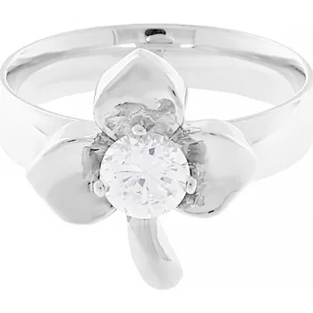 Prsten Nerezový prsten Trevo (velikost 57) - stříbrné barvy - SRI.6781.. size57