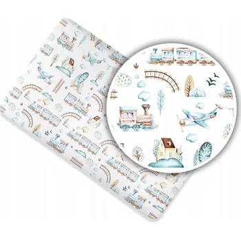 Prostěradlo PROSTĚRADLO BAVLNĚNÉ DO PŘISTÝLKY 90x50 VZORY!