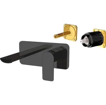 Vodovodní baterie Podomítková umyvadlová baterie FONTI 15LKB14 - černá matná BAREL15LKB14 + slevový kód, + prodloužená záruka