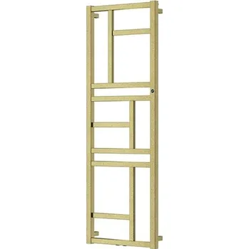 Radiátor Koupelnový radiátor MONDRIAN zlatá barva, Zlatá, 60, 145, Středové 50 mm RADMON601484SP + slevový kód, + prodloužená záruka