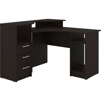 Psací stůl VOMAKS PC stůl ATRIKS, rohový Barva: wenge