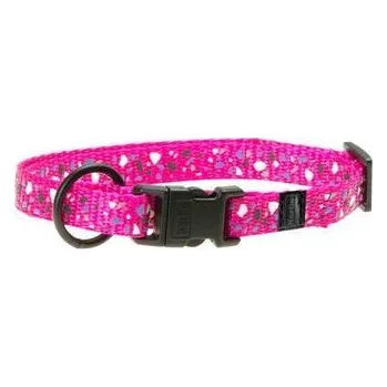 Obojek pro psa Karlie Obojek ASP Mix&Match růžový motiv CHIP velikost XS 20-35cm 10mm