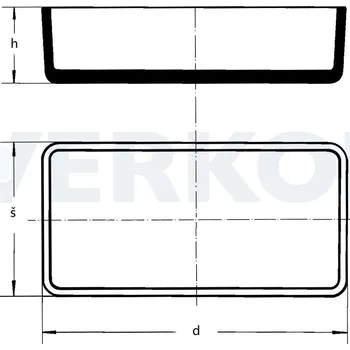 Dezinfekce Víko nerezové s hmatníkem, Rozměry [mm]: 200 x 100, k produktu: Miska dezinfekční, SIMAX