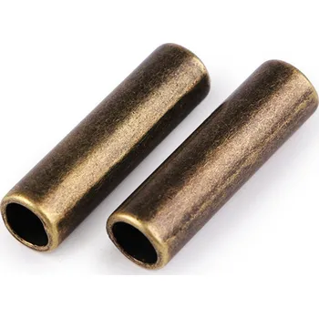 Kovová koncovka na šňůru Ø5,6 mm / ozdoba Varianta: 4 staromosaz, Balení: 10 ks
