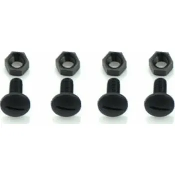 RC náhradní díl Serpent Screw M5x10 + Nut nylon schwarz (4+4) SER110181 - expresní doprava